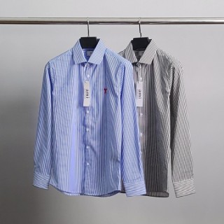 [am] 스몰하트자수 스트라이프 셔츠