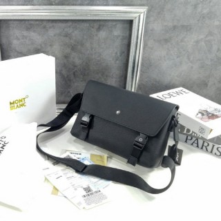 몽** 그레인 메신저 백 블랙 Grain Messenger Bag Black (풀박스)