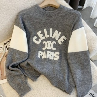 ( C ) 블록 스웨터 (여성)