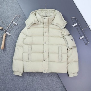 [ P ] 포켓 삼각로고 후드 구스 패딩 점퍼 (여성)