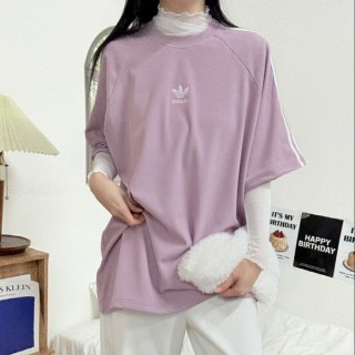 아* 기모 삼선 래글런 반팔티 (여성)