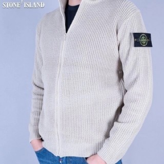 하이넥 풀집업 니트