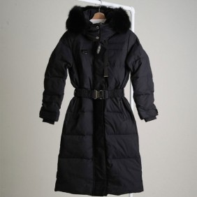 [ P ] 폭스퍼 벨티드 롱 구스다운 패딩 (여성)