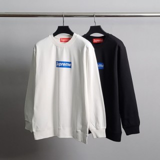 [SP] 블루박스로고 코튼 맨투맨 (남여공용)