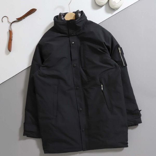 [ P ] 수입 테크니컬 리나일론 다운 코트