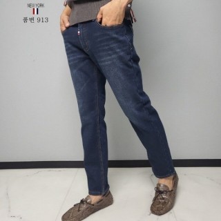 TB 딥블루 융기모 청바지