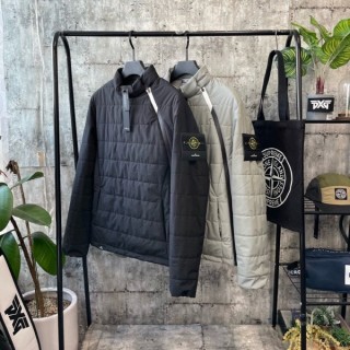 사이드라인 지퍼 패딩맨투맨