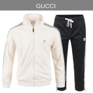 GC 스트라이프 스틸로고 집업 아이보리 셋