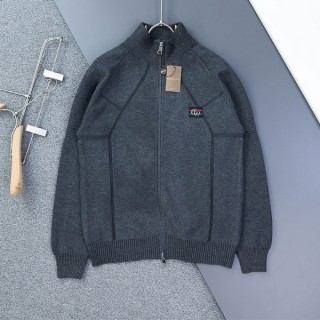 [ G ] GG 스틸로고 클래식 니트 집업 자켓