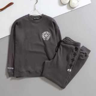 [ C ] 수입 빈티지 세메터리 패치 스틸 맨투맨 & 팬츠 SET- (남여공용)