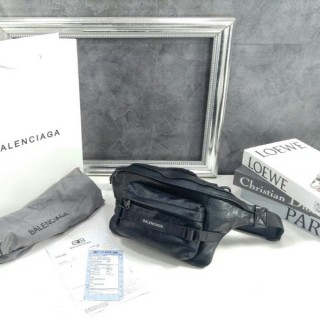 발**** 남성 아미 벨트백 라지 블랙