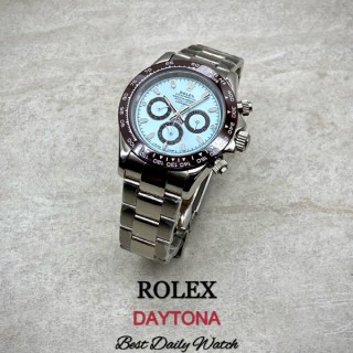 로* 데이토나 플래티넘 아이스블루다이얼 세라믹베젤