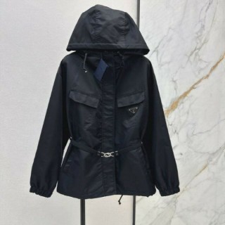 [ P ] 수입 포켓 리나일론 벨트 후드 자켓 (여성)