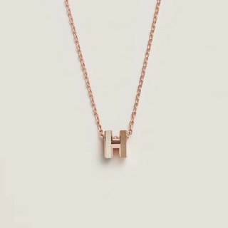 H* pop h mini 목걸이 투톤 (수입)