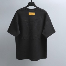 루* 인사이드 자수로고 티셔츠