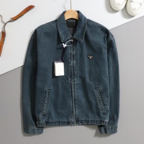 프* 수입 데님 블루종 재킷