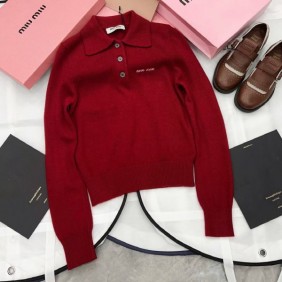 미* 폴로 스웨터 아마란스레드-1417 (여성)