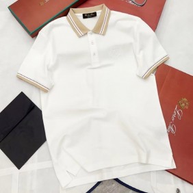 로* 남성 롤넥 반팔 폴로 셔츠-12364