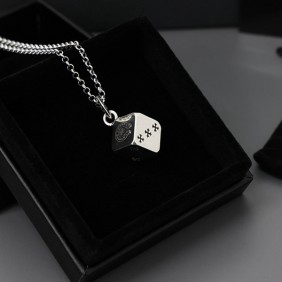 크* 다이스참 펜던트 목걸이