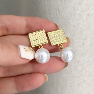미* 진주 귀걸이
